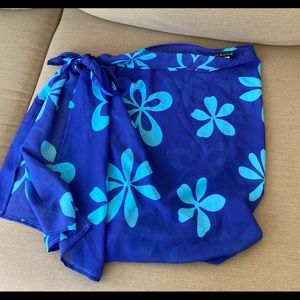 Blue and Turquoise beach coverup